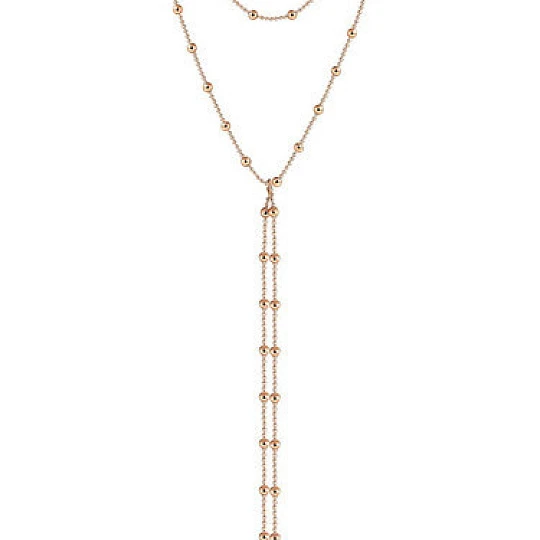 Колье серебряное XGI02133-R поз. | Серебряные колье купить по выгодной цене в ювелирном магазине ⭐️ «Золотая Подкова»