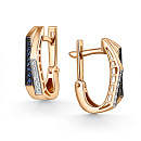 Серьги золотые 27223-102 | Серьги золотые 27223-102 купить по цене 78226 руб. в ювелирном магазине ⭐️ «Золотая Подкова»