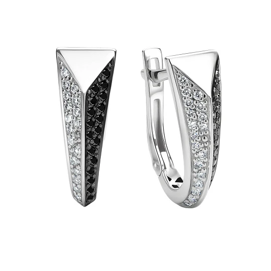 Серьги из золота с бриллиантами