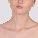 Серьги золотые Т10002В152 | Серьги золотые Т10002В152 купить по цене 66888 руб. в ювелирном магазине ⭐️ «Золотая Подкова»