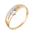 Кольцо золотое 802-01807-10-00-20-00 | Кольцо золотое 802-01807-10-00-20-00 купить по цене 57375 руб. в ювелирном магазине ⭐️ «Золотая Подкова»