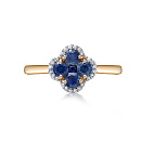 Кольцо золотое 11434-151-13-00 | Кольцо золотое 11434-151-13-00 купить по цене 67877 руб. в ювелирном магазине ⭐️ «Золотая Подкова»