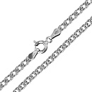 Цепь серебряная 0404R050L40 | Цепь серебряная 0404R050L40 купить по цене 3288 руб. в ювелирном магазине ⭐️ «Золотая Подкова»