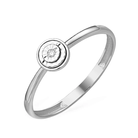 Кольцо золотое К35121263 | Помолвочные кольца купить по выгодной цене в ювелирном магазине ⭐️ «Золотая Подкова»