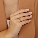 Кольцо золотое 15682-100 | Кольцо золотое 15682-100 купить по цене 72937 руб. в ювелирном магазине ⭐️ «Золотая Подкова»