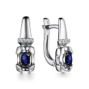 Серьги золотые 24723-202 | Серьги золотые 24723-202 купить по цене 108597 руб. в ювелирном магазине ⭐️ «Золотая Подкова»