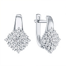 Серьги золотые Т30562Г322 | Серьги золотые Т30562Г322 купить по цене 152044 руб. в ювелирном магазине ⭐️ «Золотая Подкова»