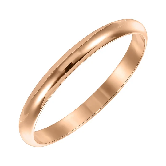 Кольцо золотое 8287-25 "Классика" 25мм | Обручальные кольца купить по выгодной цене в ювелирном магазине ⭐️ «Золотая Подкова»