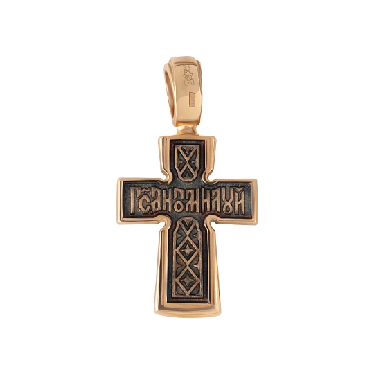 Подвеска золотая Т14006795 | Кресты православные подвески и кулоны купить по выгодной цене в ювелирном магазине ⭐️ «Золотая Подкова»