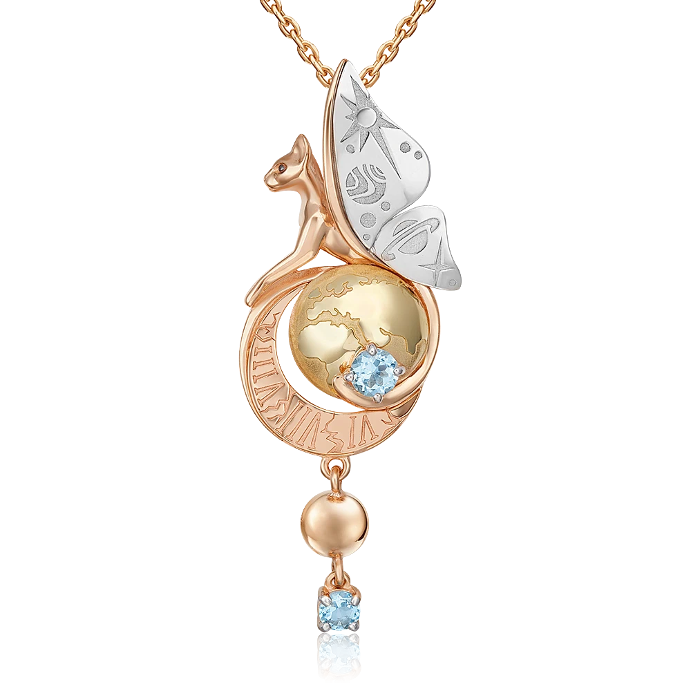 Подвеска золотая 03-3315-00-201-1140 №23 49 | Ювелирные изделия в сети Золотая Подкова