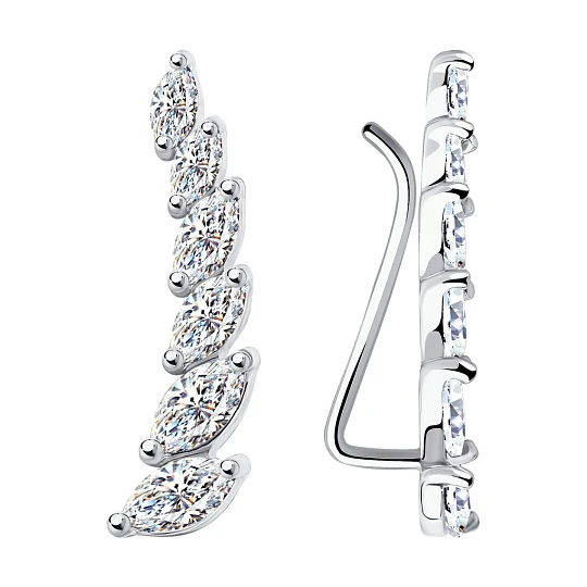 Серьги серебряные 94021890