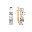 Серьги золотые Т142029371 | Серьги золотые Т142029371 купить по цене 59430 руб. в ювелирном магазине ⭐️ «Золотая Подкова»