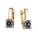 Серьги золотые 25833-170 | Серьги золотые 25833-170 купить по цене 123394 руб. в ювелирном магазине ⭐️ «Золотая Подкова»