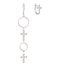 Серьги серебряные 1051172-00000 | Серьги серебряные 1051172-00000 купить по цене 2695 руб. в ювелирном магазине ⭐️ «Золотая Подкова»