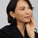 Серьги золотые 25745-300 | Серьги золотые 25745-300 купить по цене 150679 руб. в ювелирном магазине ⭐️ «Золотая Подкова»