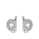 Серьги серебряные SET17245E | Серьги серебряные SET17245E купить по цене 5623 руб. в ювелирном магазине ⭐️ «Золотая Подкова»