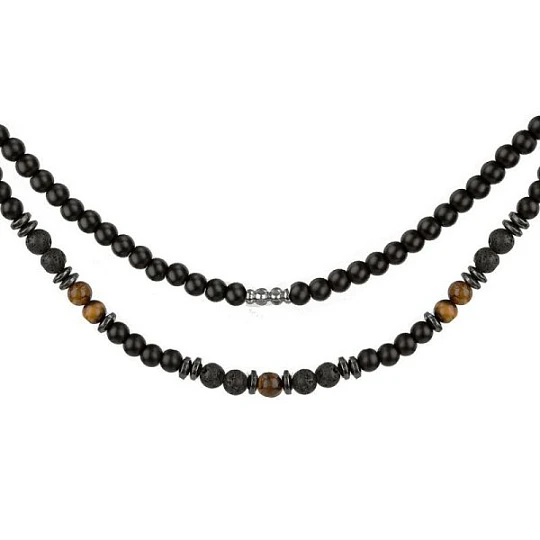 Колье. AS-S06-06-LvShTg | Ювелирные изделия в сети Золотая Подкова