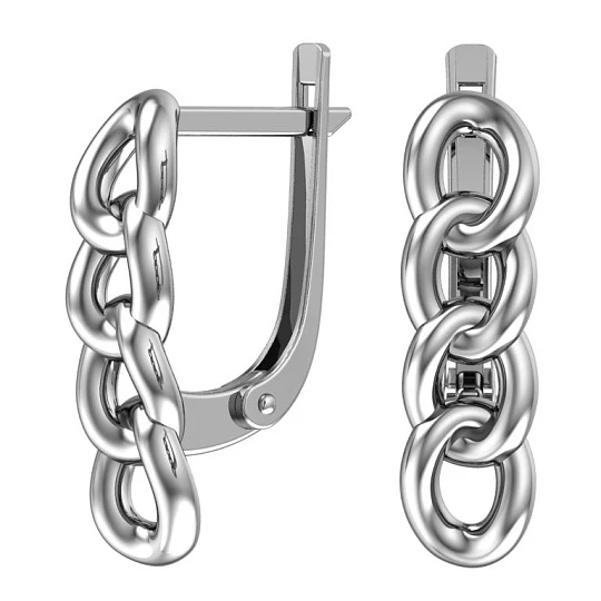 Серьги серебряные A2101296-00245 | Женские серебряные серьги купить по выгодной цене в ювелирном магазине ⭐️ «Золотая Подкова»