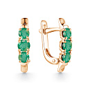 Серьги золотые 23206-101 | Серьги золотые 23206-101 купить по цене 92067 руб. в ювелирном магазине ⭐️ «Золотая Подкова»