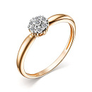 Кольцо золотое 15101-100 | Кольцо золотое 15101-100 купить по цене 57247 руб. в ювелирном магазине ⭐️ «Золотая Подкова»