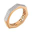 Кольцо золотое 902-00525-10-00-20-00 | Кольцо золотое 902-00525-10-00-20-00 купить по цене 54225 руб. в ювелирном магазине ⭐️ «Золотая Подкова»