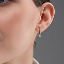 Серьги золотые 26015-200 | Серьги золотые 26015-200 купить по цене 64800 руб. в ювелирном магазине ⭐️ «Золотая Подкова»