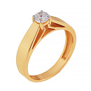 Кольцо золотое 920401 | Кольцо золотое 920401 купить по цене 60075 руб. в ювелирном магазине ⭐️ «Золотая Подкова»