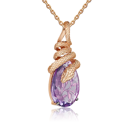 Подвеска золотая 03-3492-00-203-1110 №23 30 | Подвески и кулоны с аметистом купить по выгодной цене в ювелирном магазине ⭐️ «Золотая Подкова» Подвеска золотая 03-3492-00-203-1110 №23 30 | Подвески и кулоны с аметистом купить по выгодной цене в ювелирном магазине ⭐️ «Золотая Подкова»