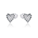 Серьги серебряные YM03043G-Rd | Серьги серебряные YM03043G-Rd купить по цене 1168 руб. в ювелирном магазине ⭐️ «Золотая Подкова»