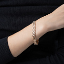 Браслет золотой 7014 | Браслет золотой 7014 купить по цене 201173 руб. в ювелирном магазине ⭐️ «Золотая Подкова»