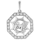 Подвеска серебряная 8401с лев | Подвеска серебряная 8401с лев купить по цене 842 руб. в ювелирном магазине ⭐️ «Золотая Подкова»