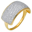 Кольцо золотое 802-00690-10-00-20-00 | Кольцо золотое 802-00690-10-00-20-00 купить по цене 67950 руб. в ювелирном магазине ⭐️ «Золотая Подкова»