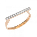 Кольцо золотое 1044541-11110 | Кольцо золотое 1044541-11110 купить по цене 32760 руб. в ювелирном магазине ⭐️ «Золотая Подкова»