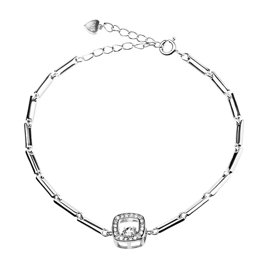 Браслет серебряный D1-SD-0156B | Серебряные браслеты купить по выгодной цене в ювелирном магазине ⭐️ «Золотая Подкова»