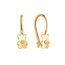 Серьги золотые Т10202В276 | #default_image_alt#