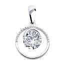 Подвеска серебряная 94032242 | Подвеска серебряная 94032242 купить по цене 2425 руб. в ювелирном магазине ⭐️ «Золотая Подкова»