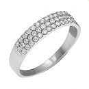 Кольцо серебряное 802-01045-01-00-20-00 | Кольцо серебряное 802-01045-01-00-20-00 купить по цене 3646 руб. в ювелирном магазине ⭐️ «Золотая Подкова»