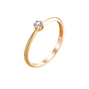 Кольцо золотое К112-1044Бр | Кольцо золотое К112-1044Бр купить по цене 28691 руб. в ювелирном магазине ⭐️ «Золотая Подкова»