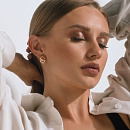 Серьги золотые 024062-1000 | Серьги золотые 024062-1000 купить по цене 58110 руб. в ювелирном магазине ⭐️ «Золотая Подкова»