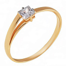 Кольцо золотое 802-02051-10-00-20-00 | Кольцо золотое 802-02051-10-00-20-00 купить по цене 32400 руб. в ювелирном магазине ⭐️ «Золотая Подкова»