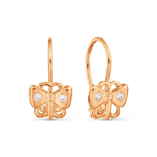 Серьги золотые Т10202610 | Ювелирные изделия в сети Золотая Подкова Серьги золотые Т10202610 | Ювелирные изделия в сети Золотая Подкова