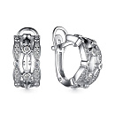 Серьги серебряные 02-3936/00КЦ-00