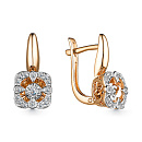 Серьги золотые 25320-100 | Серьги золотые 25320-100 купить по цене 181156 руб. в ювелирном магазине ⭐️ «Золотая Подкова»