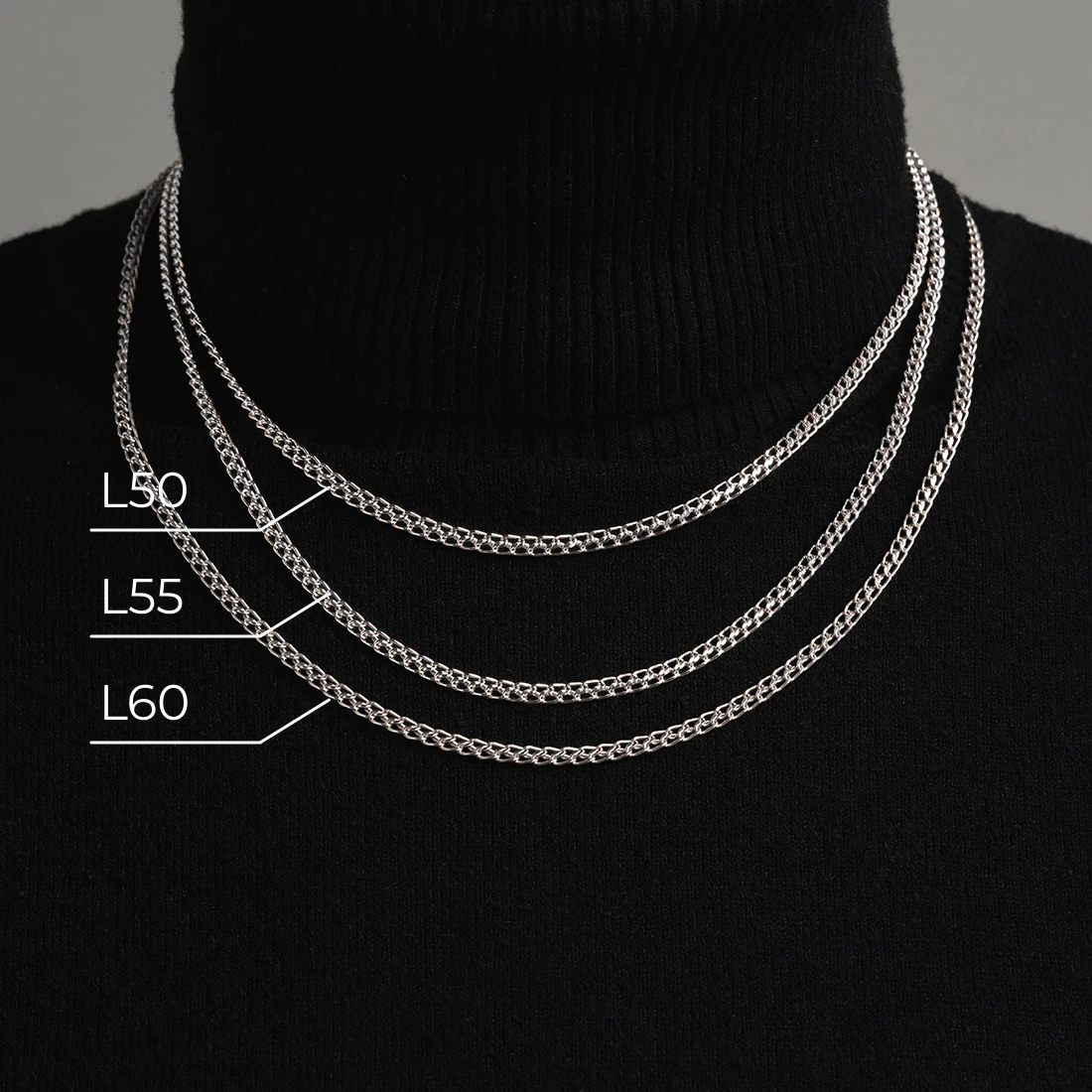 Цепь серебряная 0506R100L50 | Ювелирные изделия от бренда Серебряная Венеция 💍 купить по доступной цене в ювелирной сети «Золотая Подкова»