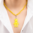 Колье стальное Glsq4ye-B01Nye-Rd | Колье стальное Glsq4ye-B01Nye-Rd купить по цене 1380 руб. в ювелирном магазине ⭐️ «Золотая Подкова»