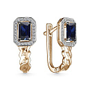 Серьги золотые 25633-102 | Серьги золотые 25633-102 купить по цене 181634 руб. в ювелирном магазине ⭐️ «Золотая Подкова»