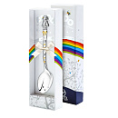 Ложка Ag 1358ЛЖ05802 поз. Кукла с бантами | Ложка Ag 1358ЛЖ05802 поз. Кукла с бантами купить по цене 8315 руб. в ювелирном магазине ⭐️ «Золотая Подкова»