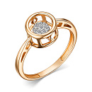 Кольцо золотое 15449-100 | Кольцо золотое 15449-100 купить по цене 81900 руб. в ювелирном магазине ⭐️ «Золотая Подкова»