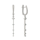 Серьги золотые 1048222-21110 | Серьги золотые 1048222-21110 купить по цене 58695 руб. в ювелирном магазине ⭐️ «Золотая Подкова»