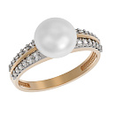 Кольцо золотое 1040281-11150 | Кольцо золотое 1040281-11150 купить по цене 42042 руб. в ювелирном магазине ⭐️ «Золотая Подкова»